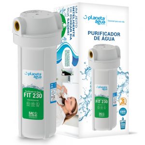 Purificador para Bebedouro e Cozinha Planeta Água Fit 230 9.3/4" POU - Certificado INMETRO