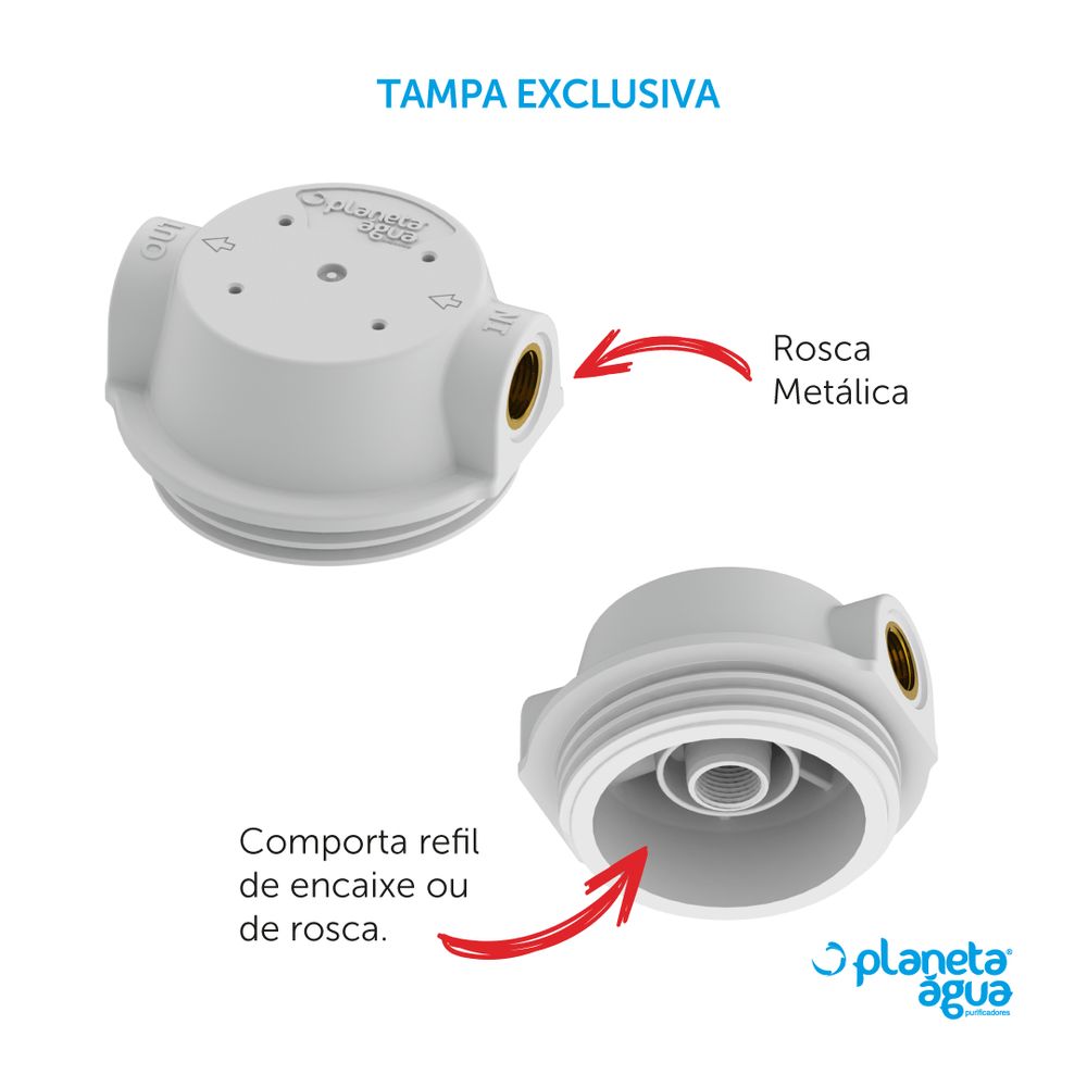 Purificador de Água FIT 230 tampa exclusiva